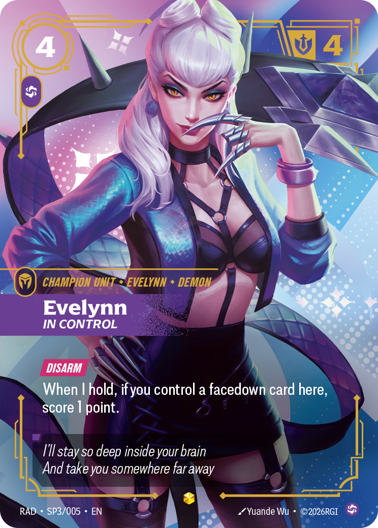 Evelynn, In Control (Radiance RAD-SP3/005)