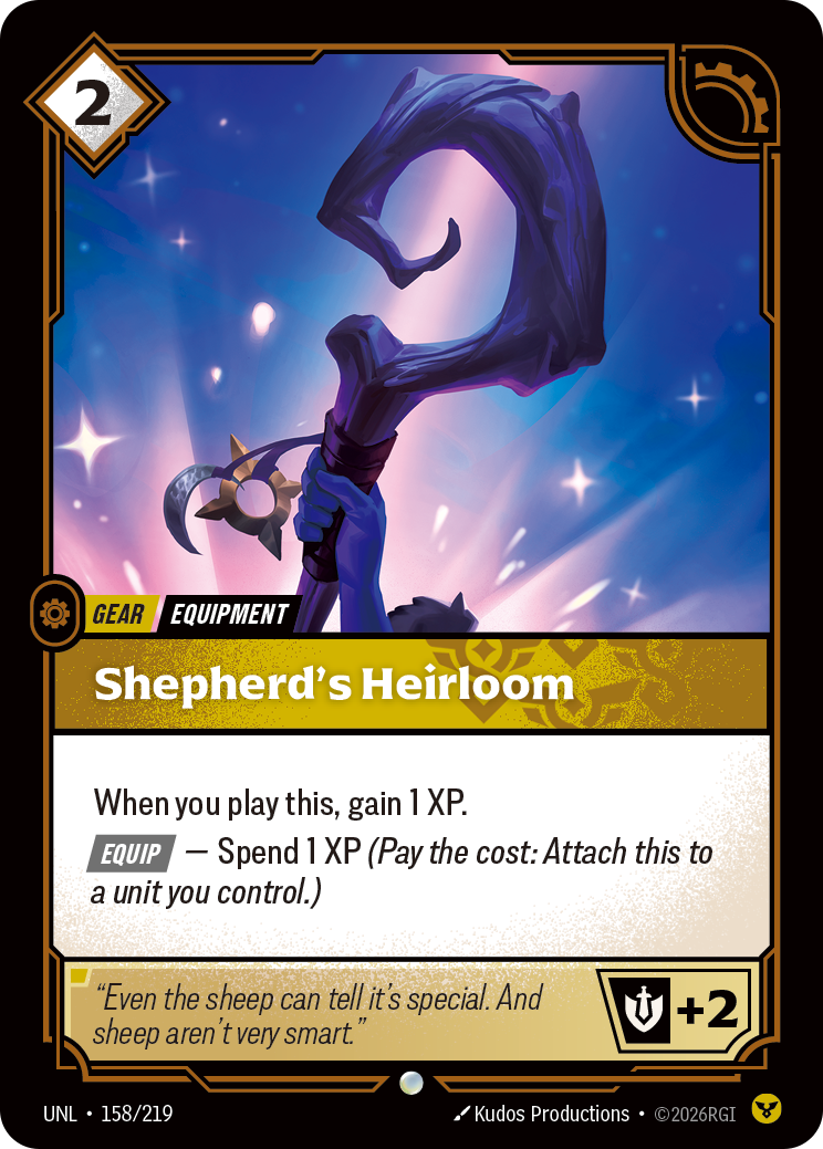 Shepherd's Heirloom (Unleashed UNL-158)