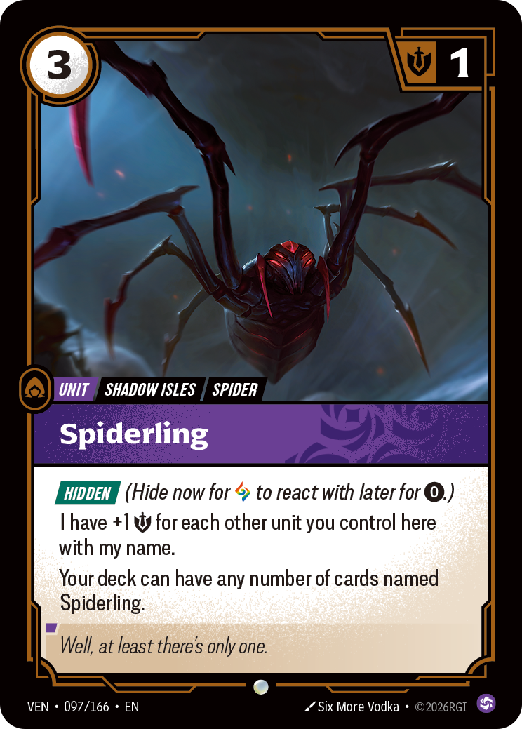 Spiderling (Vendetta VEN-097)