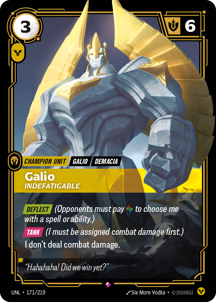 Galio - Indefatigable (Unleashed UNL-171)