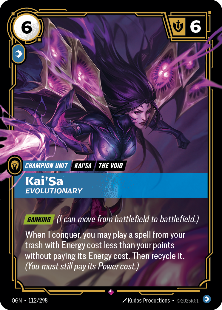 Kai'Sa - Evolutionary (Origins OGN-112)