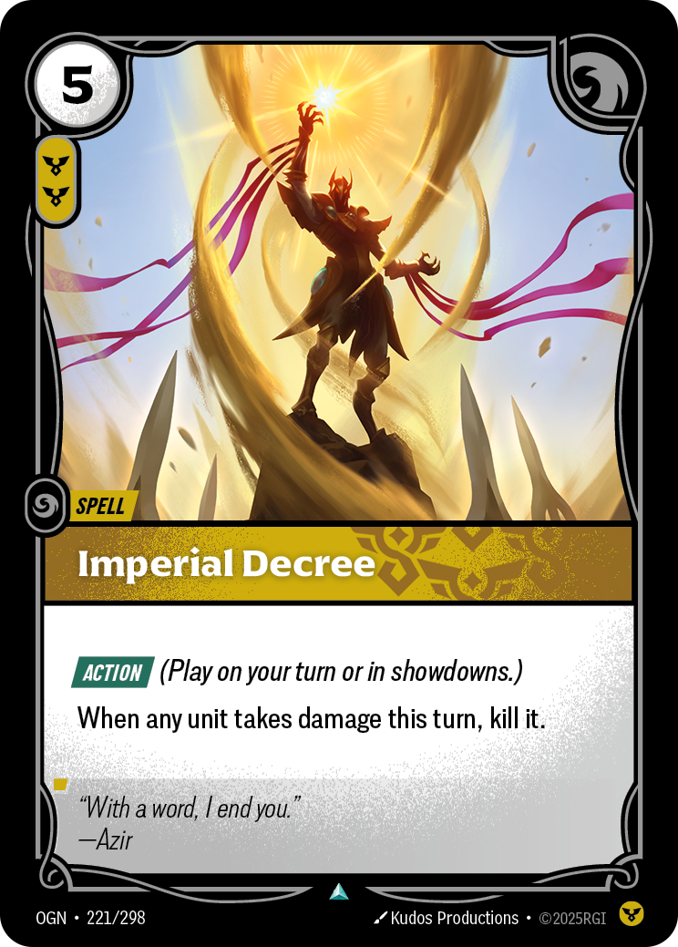 Imperial Decree (Origins OGN-221)