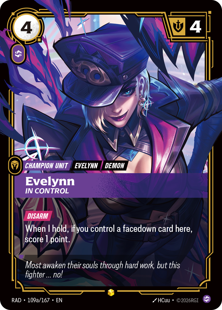 Evelynn, In Control (Radiance RAD-109a/167)