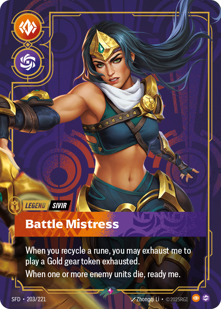 Sivir - Battle Mistress (Spiritforged SFD-203)