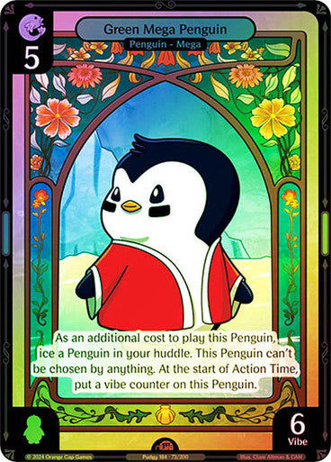 073 - Green Mega Penguin - Foil