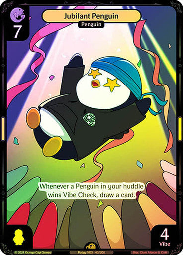 040 - Jubilant Penguin - Foil