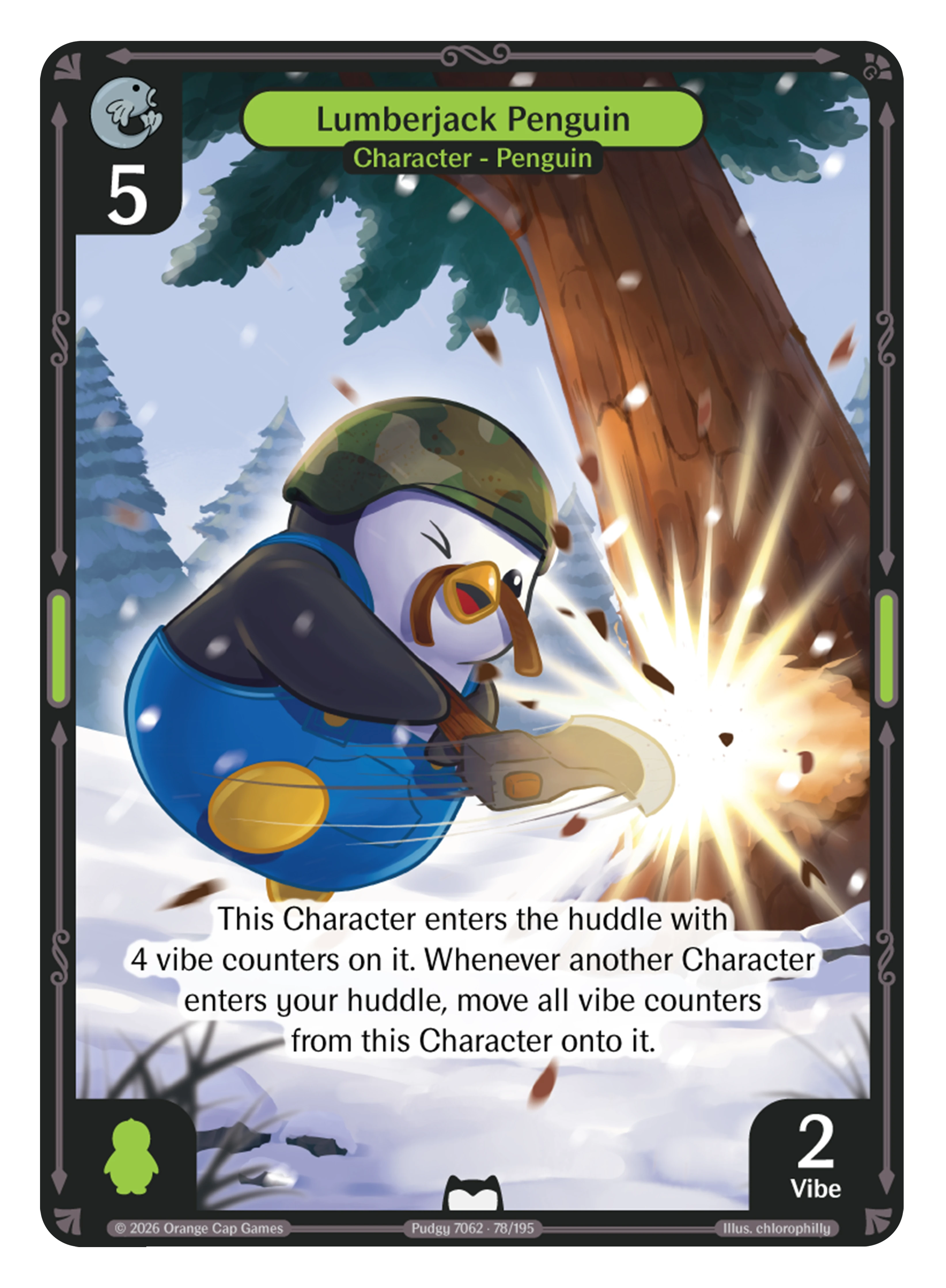 078 - Lumberjack Penguin