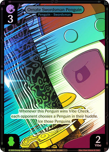 077 - Ornate Swordsman Penguin - Foil