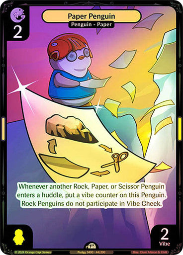 044 - Paper Penguin - Foil