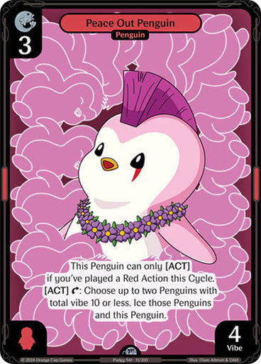 011 - Peace Out Penguin