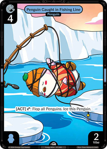 117 - Penguin Caught in Fishing Line