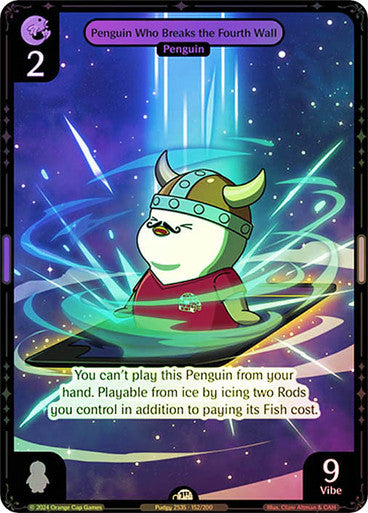 152 - Penguin Who Breaks the Fourth Wall - Foil