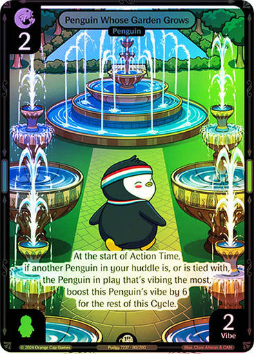 080 - Penguin Whose Garden Grows - Foil