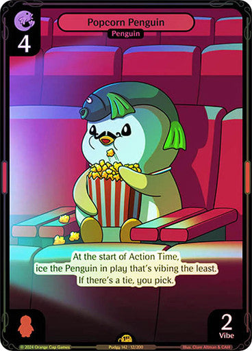 012 - Popcorn Penguin - Foil