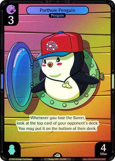 121 - Porthole Penguin - Foil
