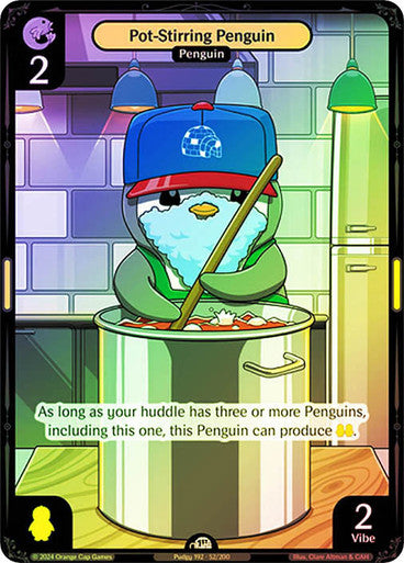 052 - Pot-Stirring Penguin - Foil