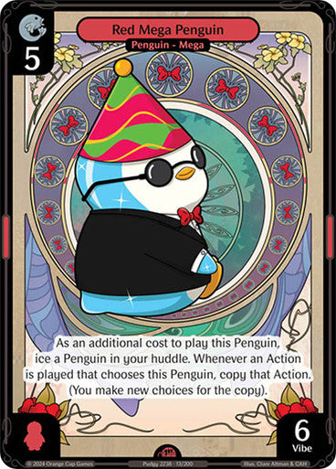 013 - Red Mega Penguin