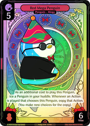 013 - Red Mega Penguin - Foil