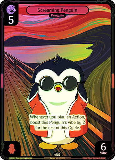 018 - Screaming Penguin - Foil
