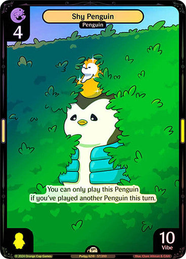057 - Shy Penguin - Foil