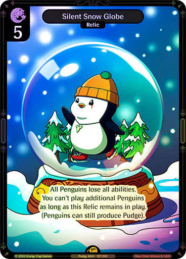 187 - Silent Snow Globe - Foil