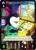 086 - Sketching Penguin - Foil
