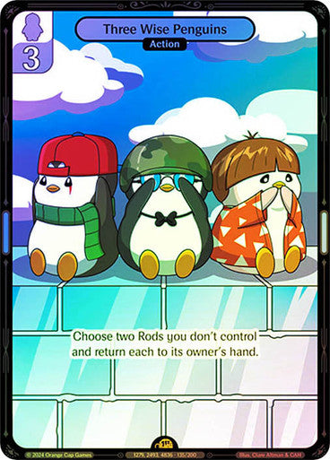 135 - Three Wise Penguins - Foil