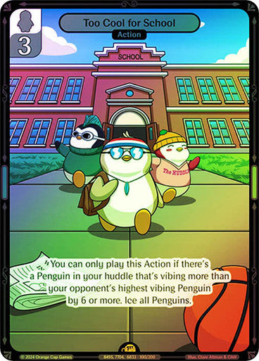 100 - Too Cool for School - Foil