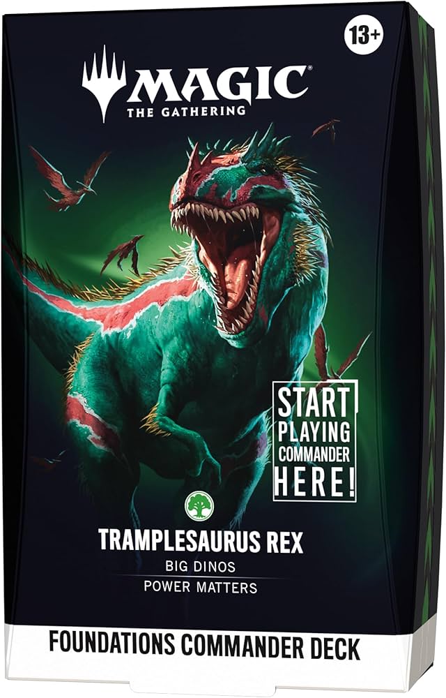 Magic: The Gathering | Foundations Commander Deck - Tramplesaurus Rex