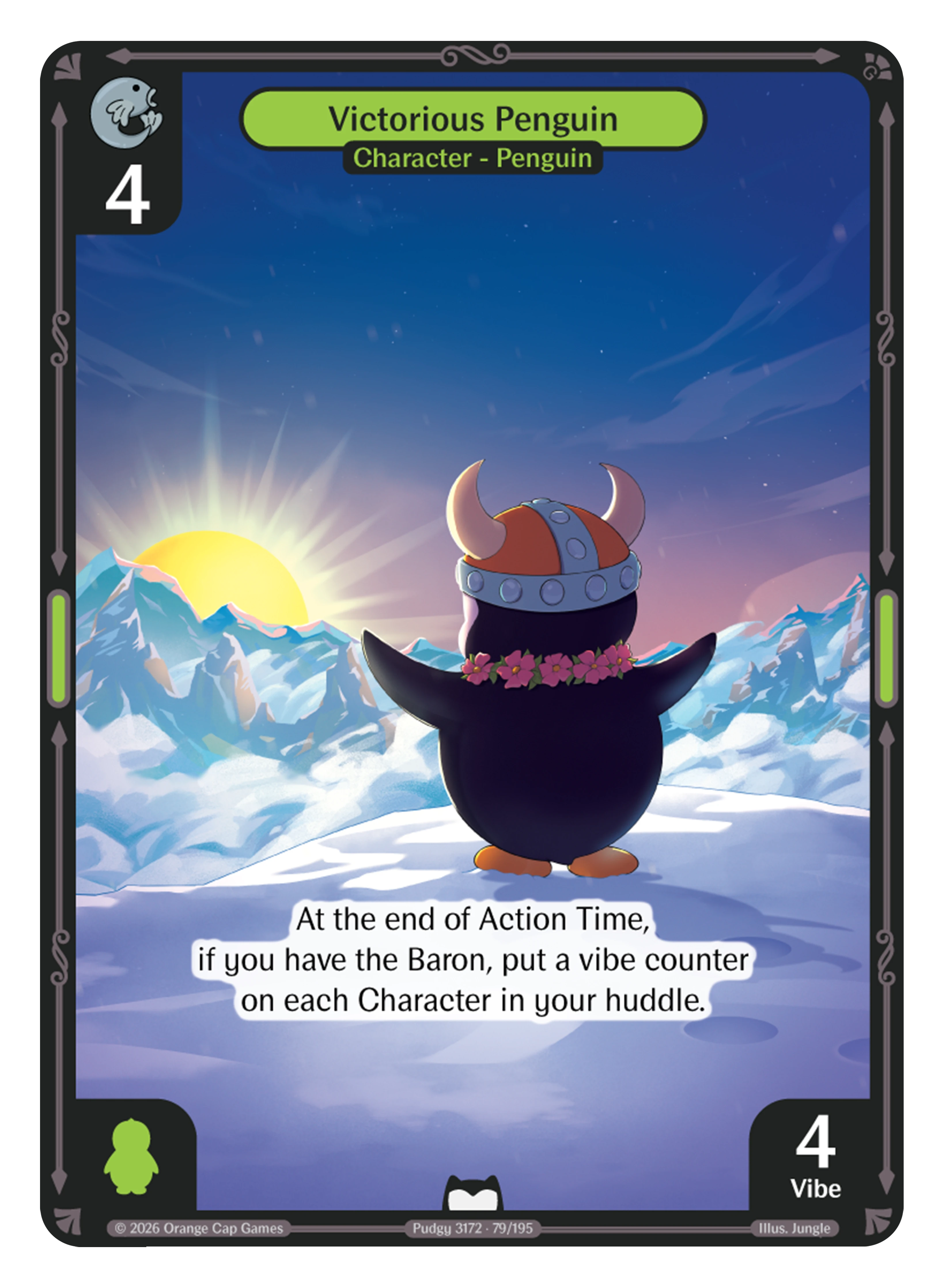 079 - Victorious Penguin