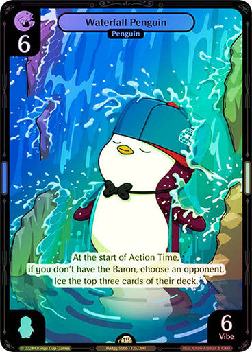 125 - Waterfall Penguin - Foil