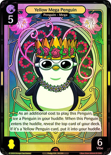 058 - Yellow Mega Penguin - Foil
